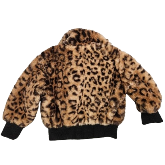 ๐HP๐ Urban Republic Infant Girl's Collection NWT Faux Fur Bomber Jacket - Picture 2 of 5